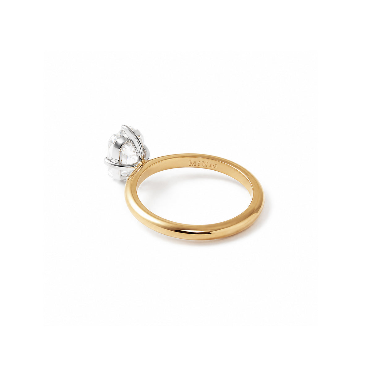 The Emerald Solitaire Two Tone
