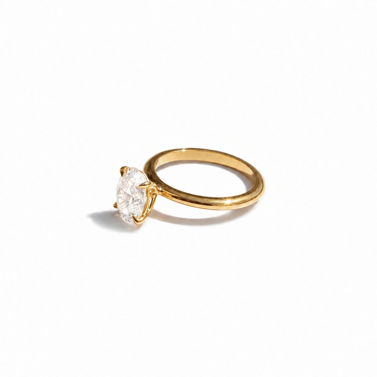 The Oval Solitaire Yellow