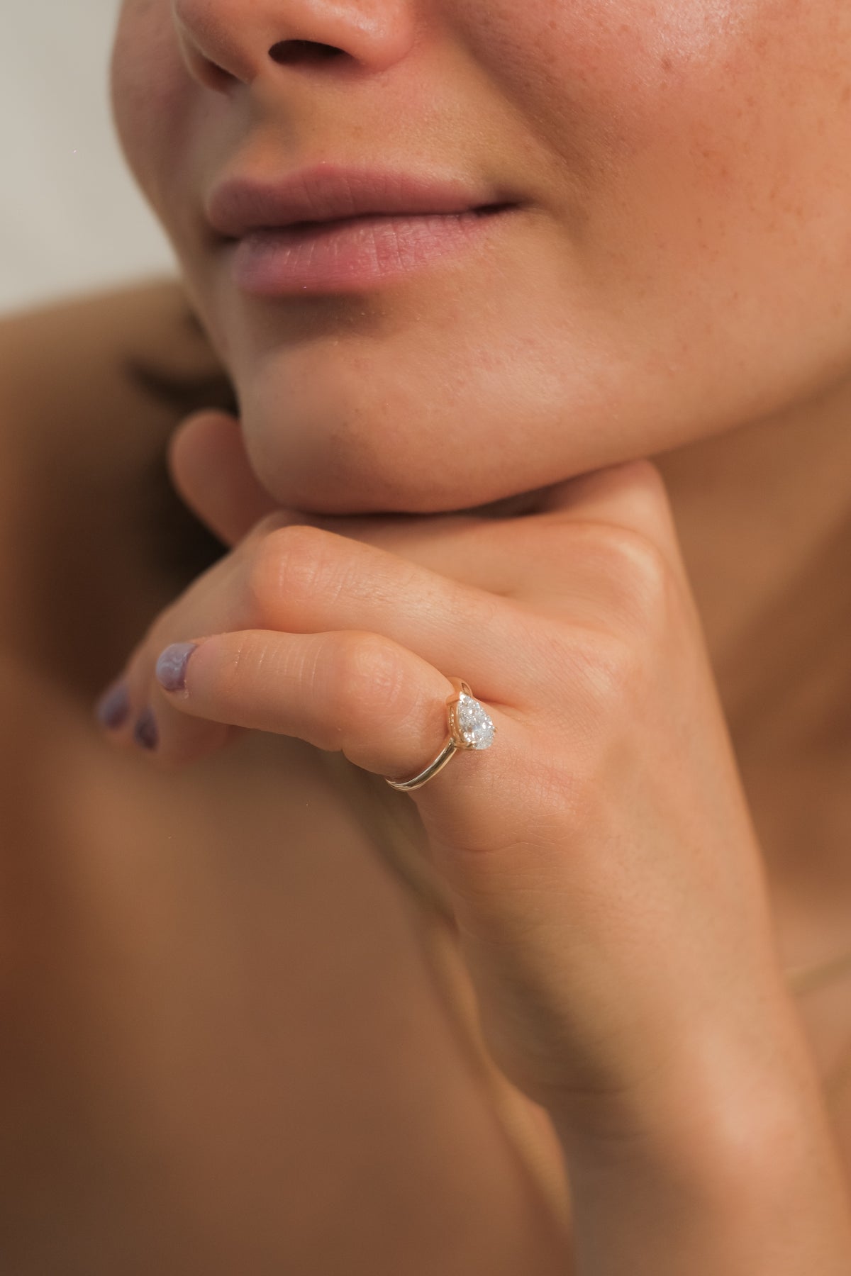 The Pear Pinky Ring
