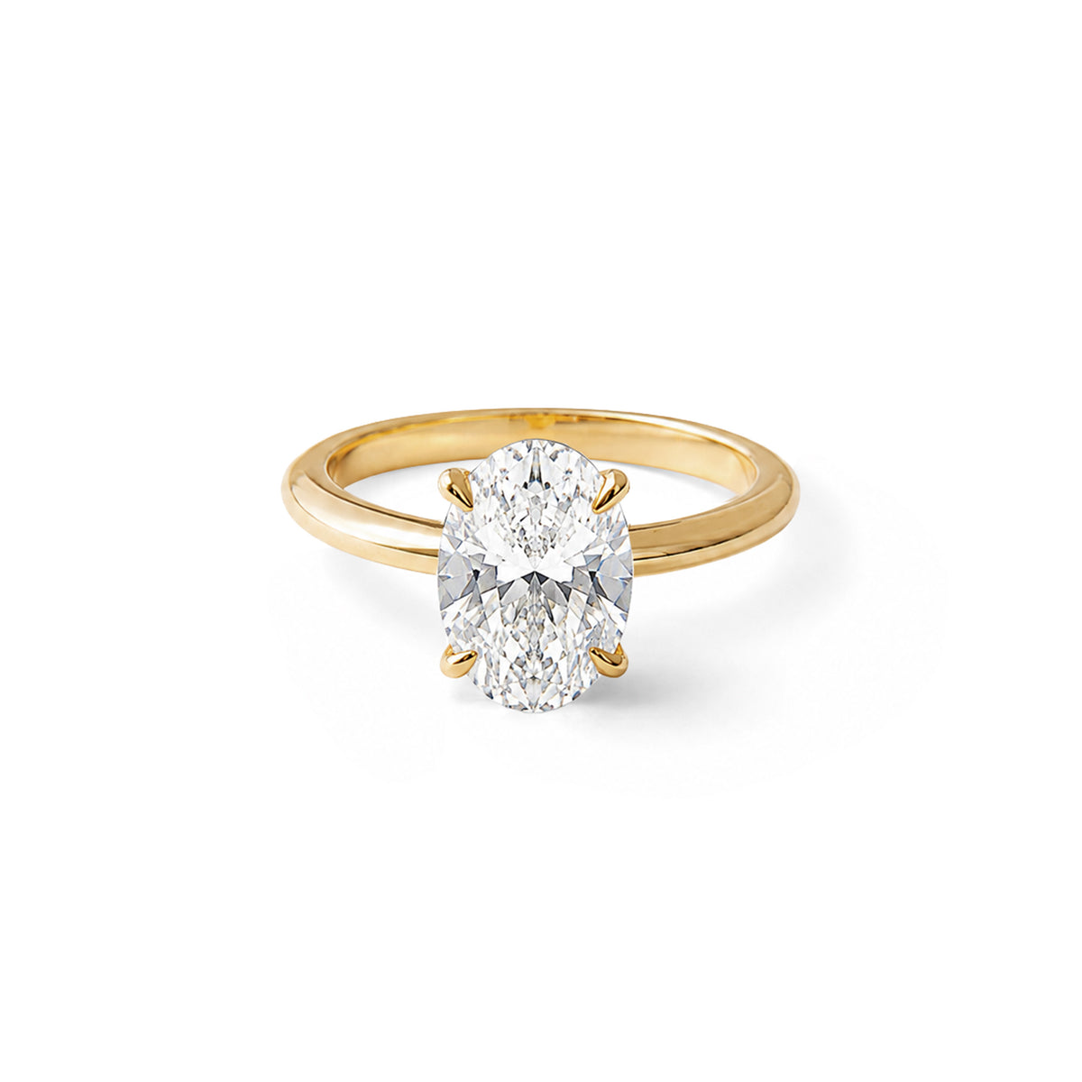 The Oval Solitaire Yellow